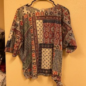 Print light weight top